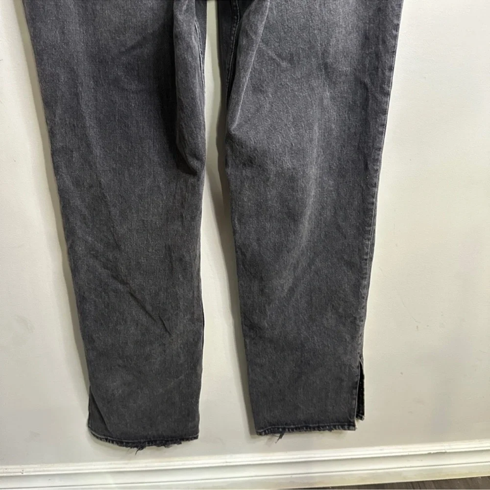 Abercrombie & Fitch The 90s Straight Ultra High Rise 30/12R Denim Jeans Vent Hem - Picture 12 of 14